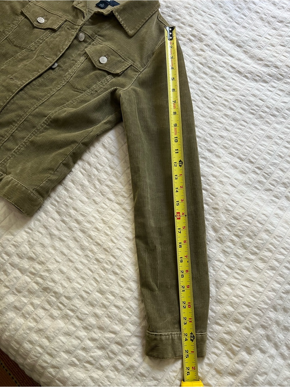 Gap Vintage 2000 Olive Green Corduroy Jacket - Picture 5 of 9